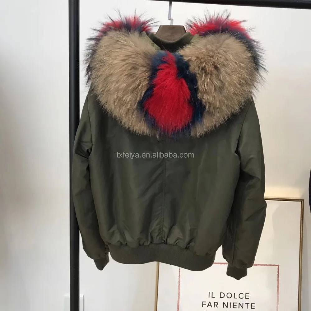 New women winter clothing bomber jacket Hooded Fur Collar Warm Coat And Jackets