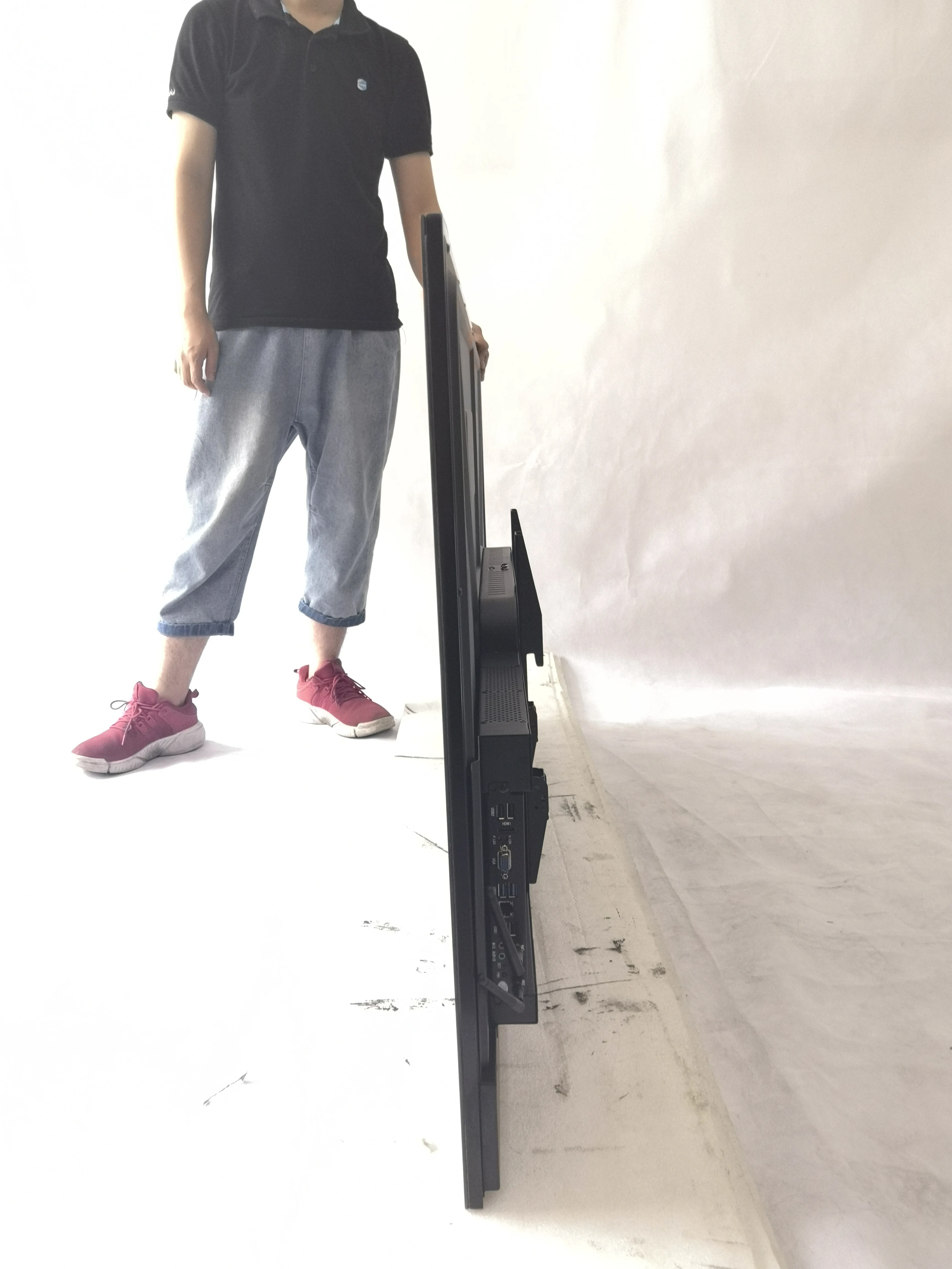 
EKAA 65 inch all in one LCD IR touch screen pc Portable interactive flat Smart Whiteboard display for education 