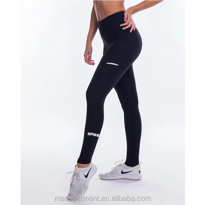 Gym Women Fitness Clothing Leggings Running Tight Leggings with 3M Reflective Stripe