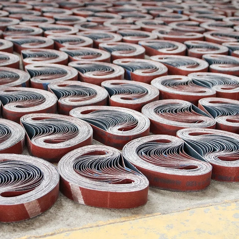 30x533mm Calcined A/O Abrasive Dry Grinding Belts For Glass Edge