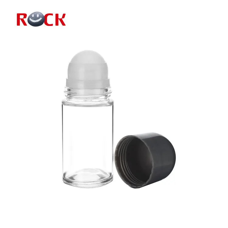 Косметическое стекло 50 мл рулон на бутылке дезодорант упаковка