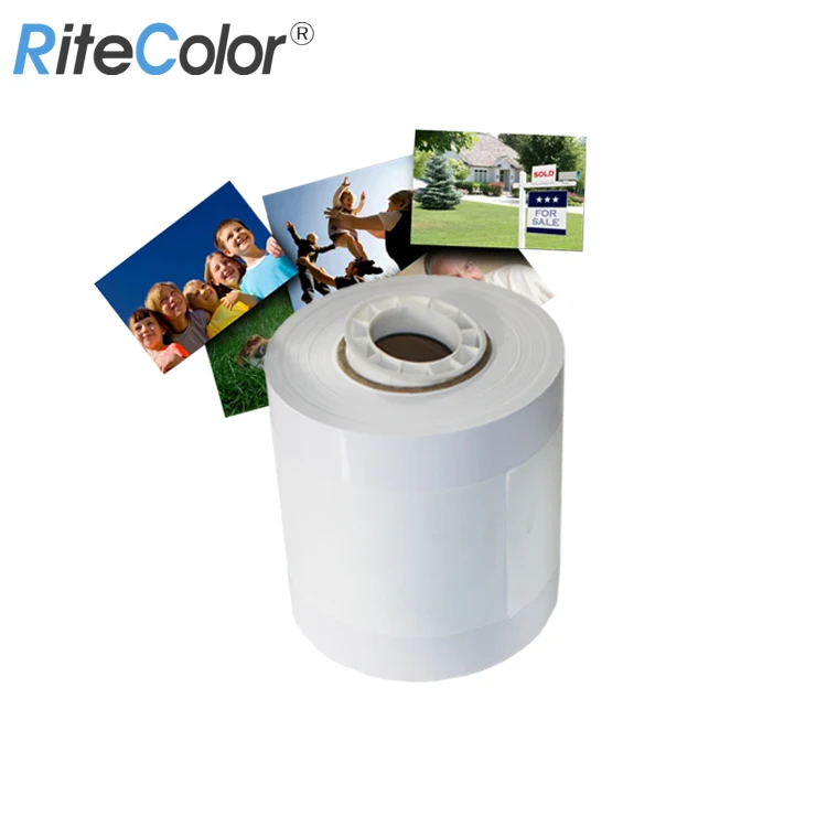 240gsm 8 Inch RC Glossy Dry Minilab Photo Paper Roll For Fuji dx100