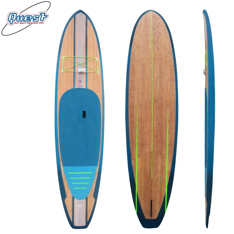 Sup Race Board Wooden/ Bamboo Veneer Race Paddle Board