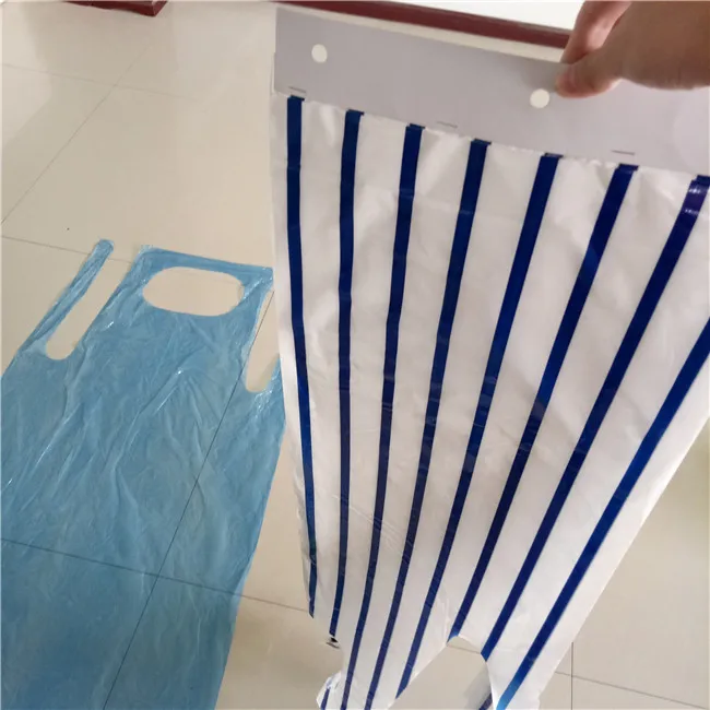 
PE Plastic Disposable Aprons Disposable Bibs For Adult 