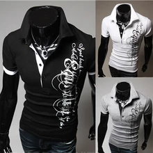T-Shirt Mens 2016 Men’S Fashion Color Printing Shirt Short-Sleeve T Shirt Men Slim Men T-Shirt Sports Tshirt Homme XXXL S334q