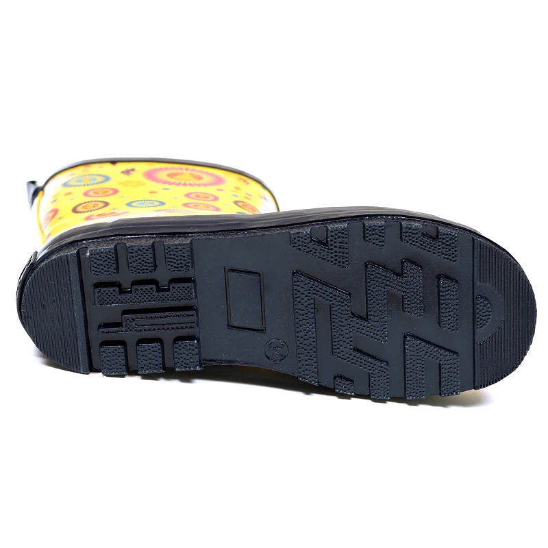 custom waterproof soft non slip rain boot