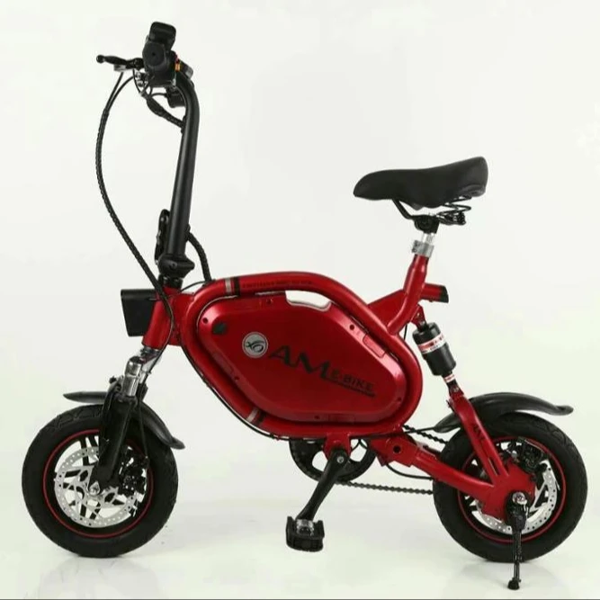 mini electric bike 12-inch power folding scooter adult small generation drive electric bicycle lithium battery electric bike