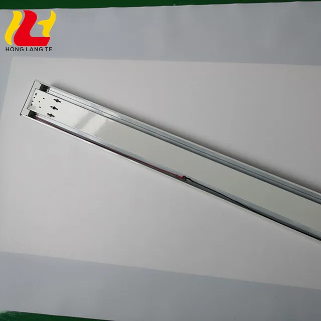 T8 T5  Double Tube Dustproof Grille Plastics Cover Workshop LED Fluorescent Fitting With Boxes Packaging Or With Ballast