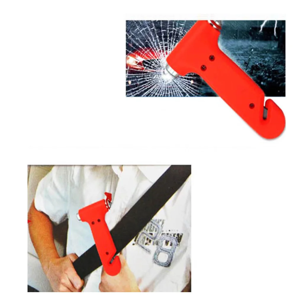 magnetic led flashlight windshield tools rescue hammer