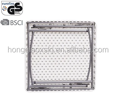 34inch plastic folding square table, outdoor leisure table, household dinning/game table