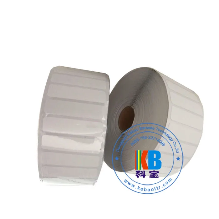QR barcode Tag Printing Heat seal care label white iron on clothing name tag