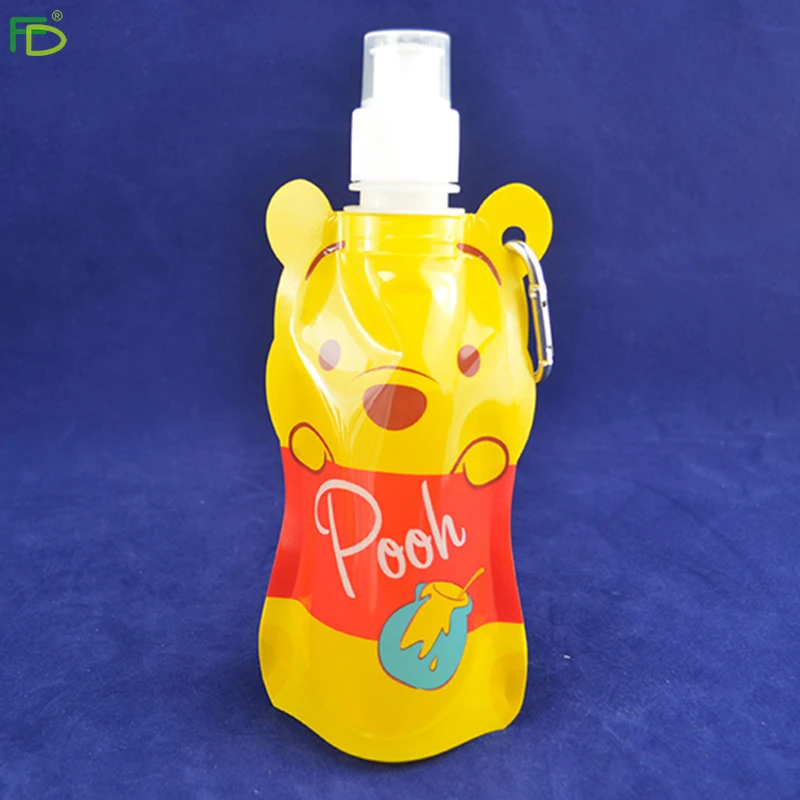 Пластиковая бутылка для меда с носиком 500 г в форме