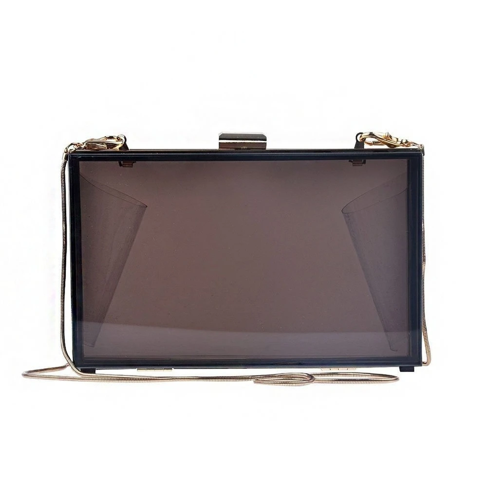 Jayi acrylic factory Acrylic plastic women ladies party shoulder evening bags for sale