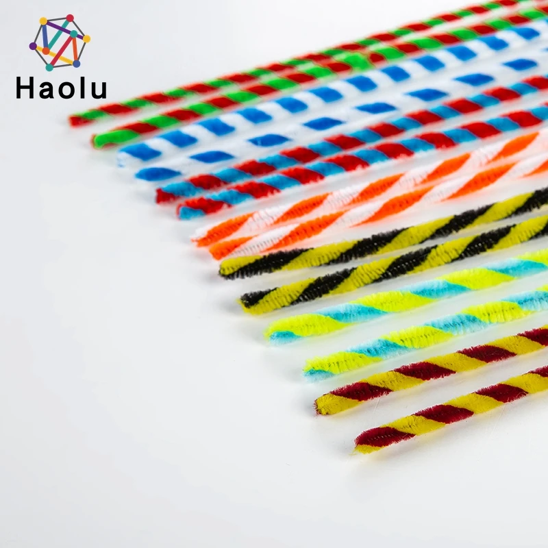 Kids DIY Handcraft Colorful Wire Chenille Stems pipe cleaner craft