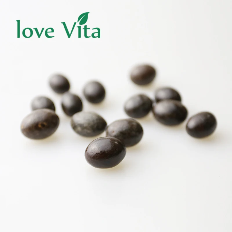 
Top Sale Black Color Mixing Gummy Filled In Egg Shaped Chocolate 