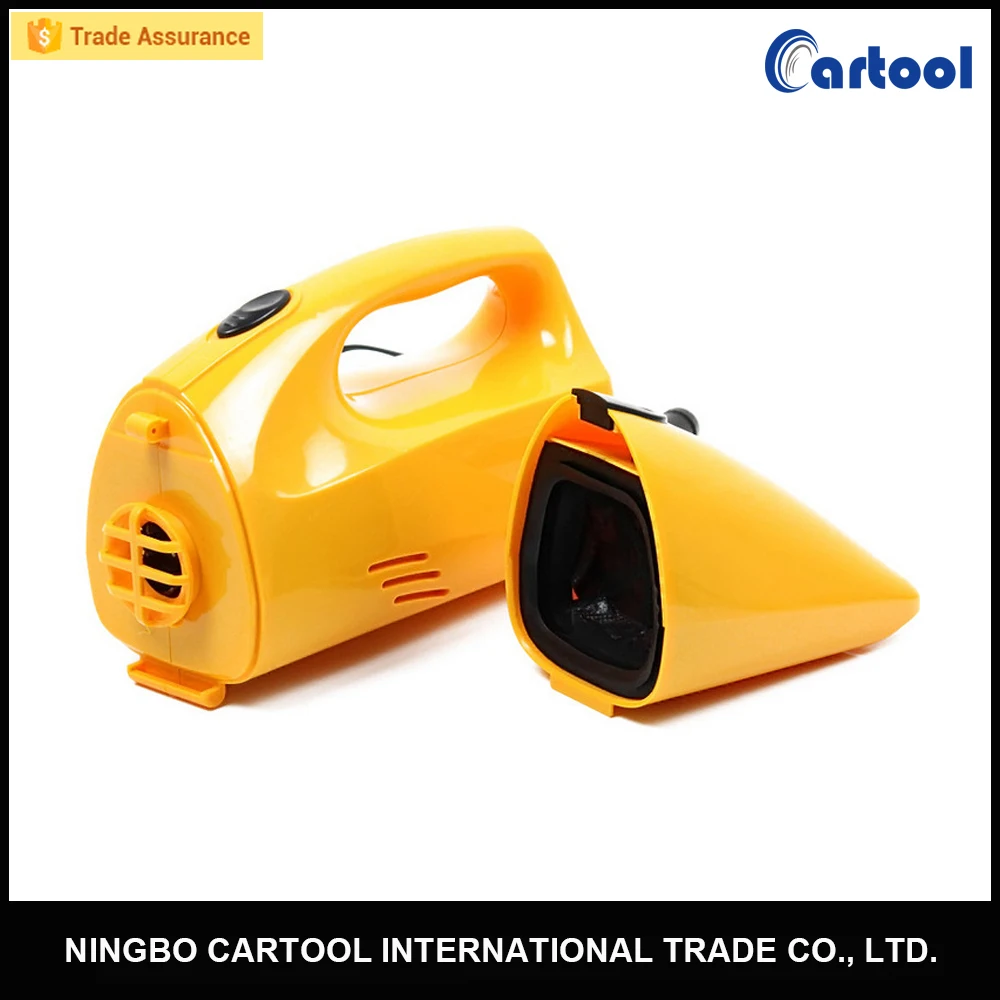 DC 12V portable car vacuum cleaner with air compressor