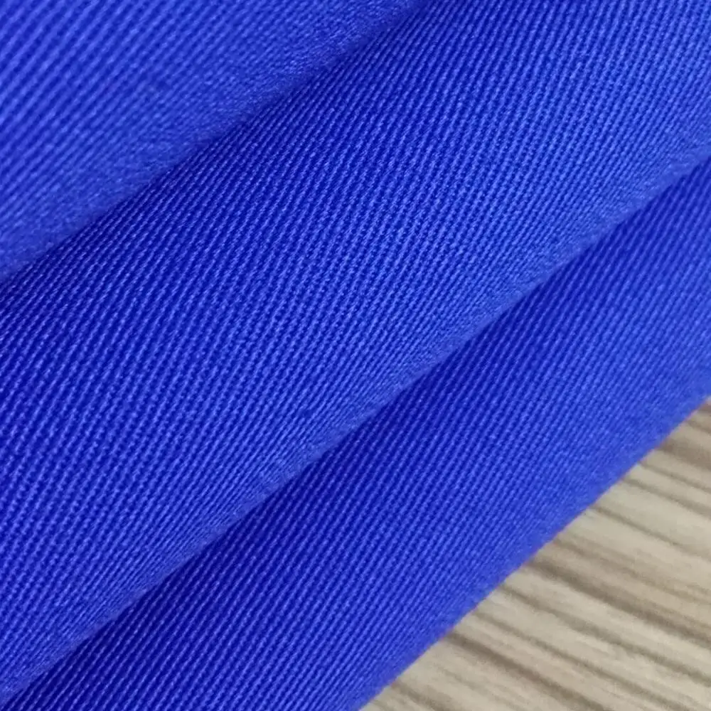 CVC Cotton / Polyester  60 / 40  Fabric Twill Regular Finish  Clothes Fabric
