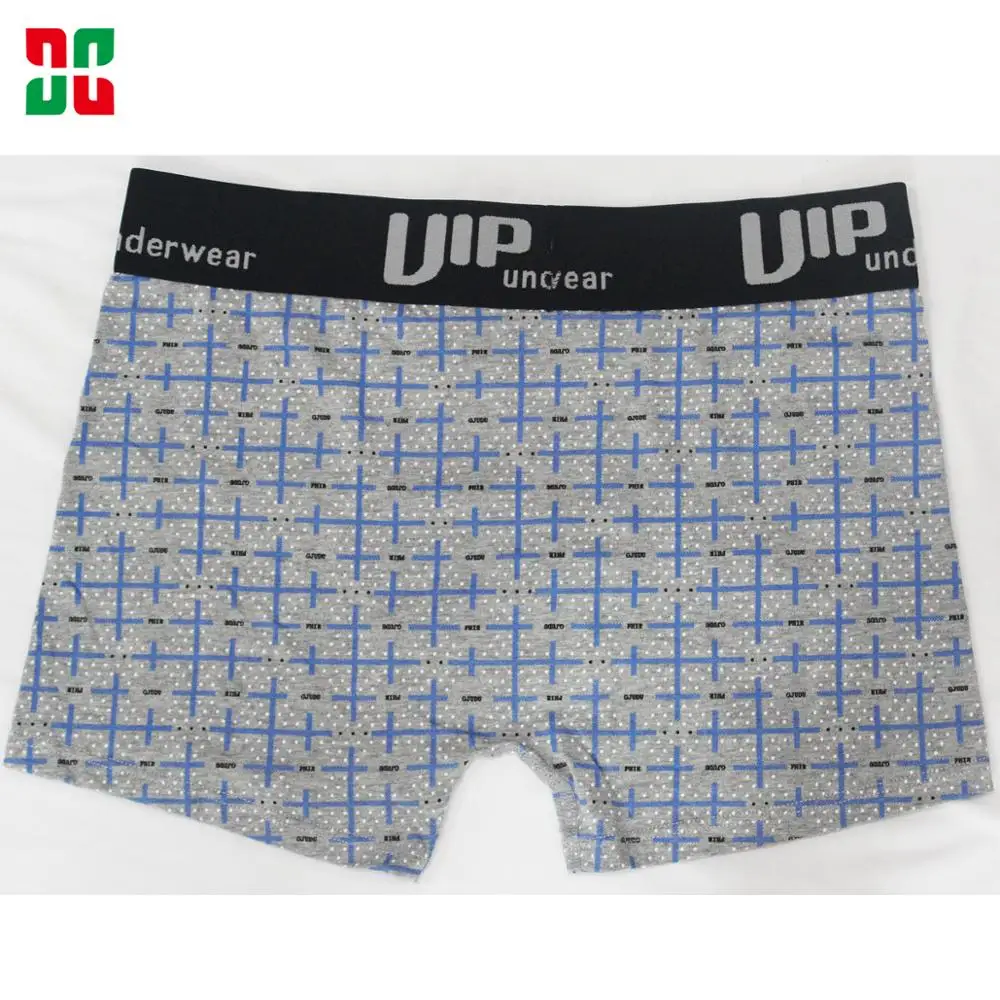 South America spandex mens sexy underwear print boxer briefs for men