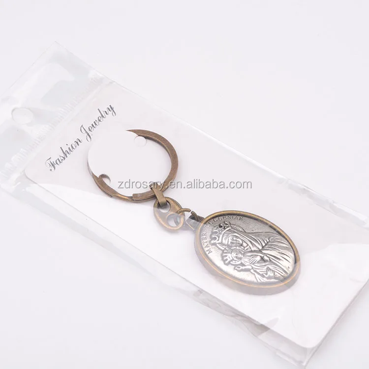 Religious Key Rings Mater Ecclesiae Cheap Catholic Keychain Metal