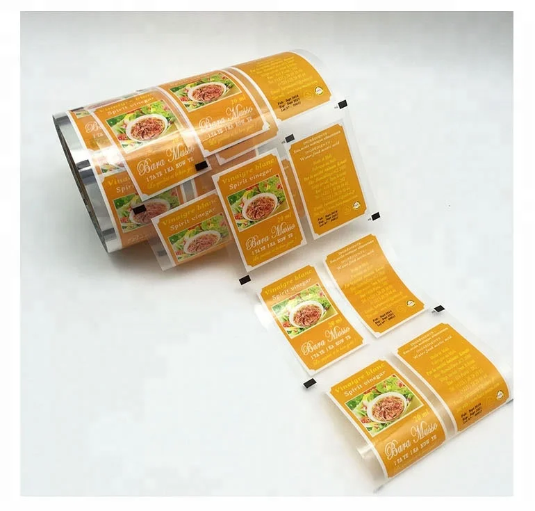 Food packaging plastic roll film for spirit vinegar