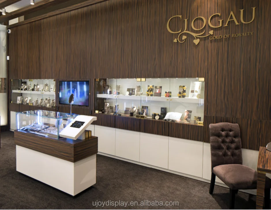 jewelry showcase/jewellery showroom designs/jewellery shop furniture design