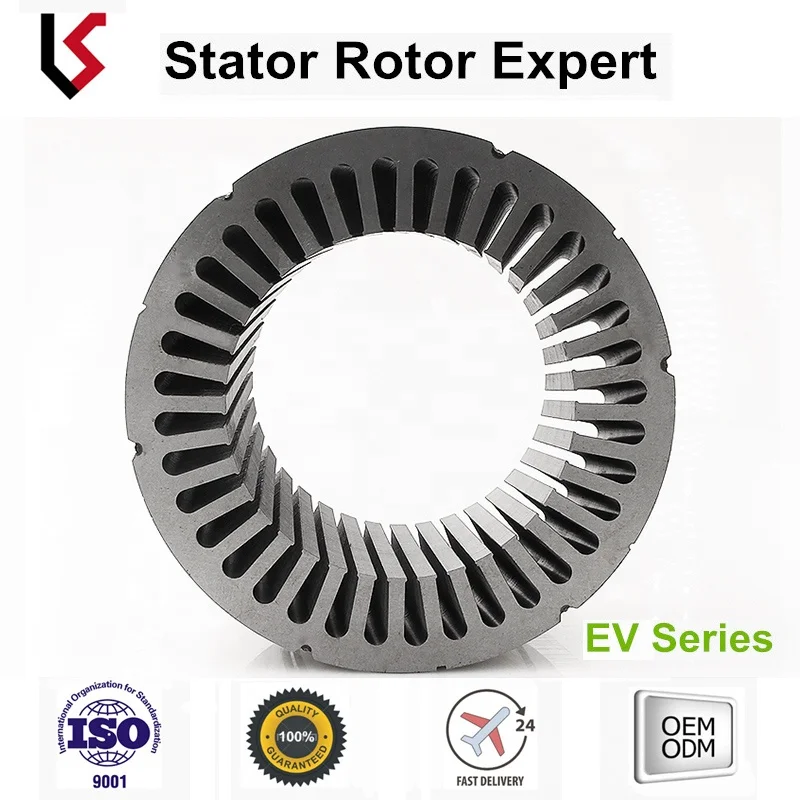 
Hybrid or electric driven car bldc motor stator and rotor OD 175 ID 110 slots 36 axle 38 silion steel lamination core 