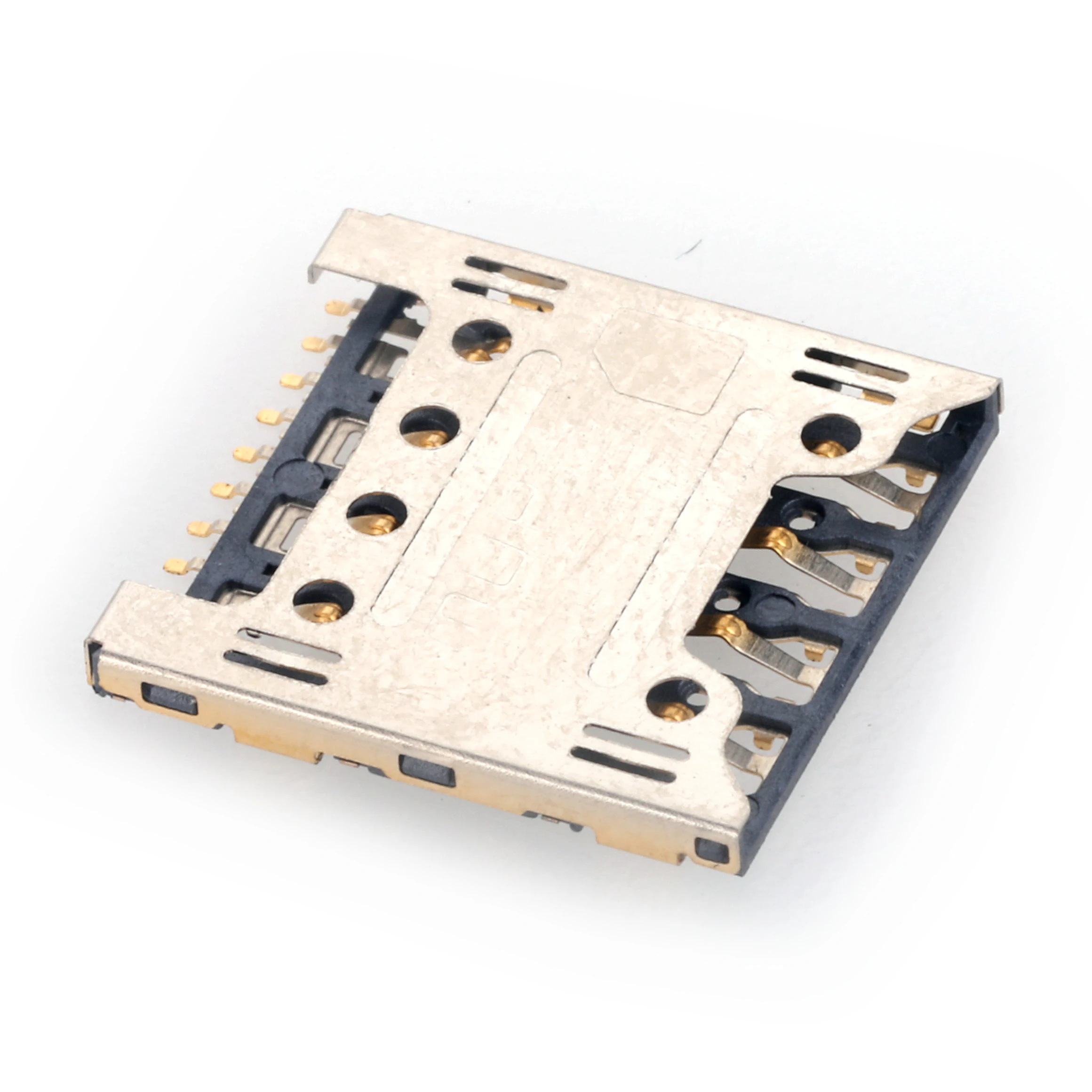 MUP SMT TYPE 8P Push-Pull Type Micro SIM card socket connector flip type for GSM/GPRS