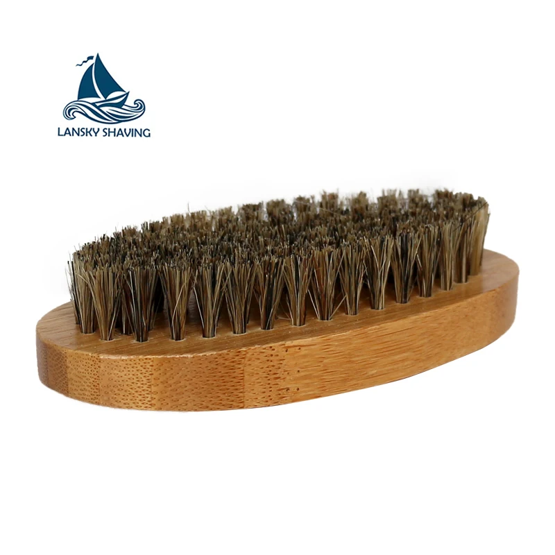 custom logo Beard brush and comb set for men beard care kit gift set