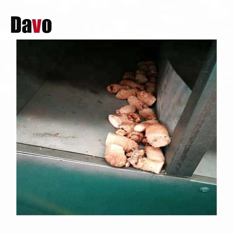 High Efficient Mushroom Stem Root Removal Cutting Machine  Mushroom Leg Separator Machine