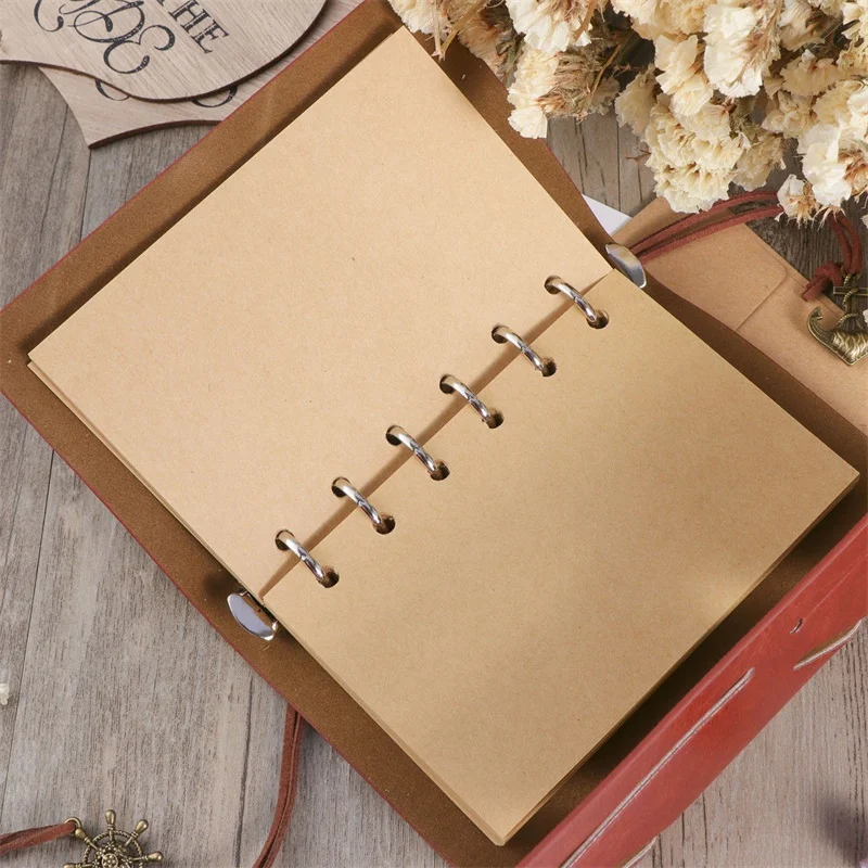 Vintage classic retro leather journal notebook for gift
