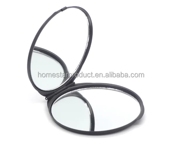 real leather custom made pocket mirrors /Promotional silver metal mirror for ladies