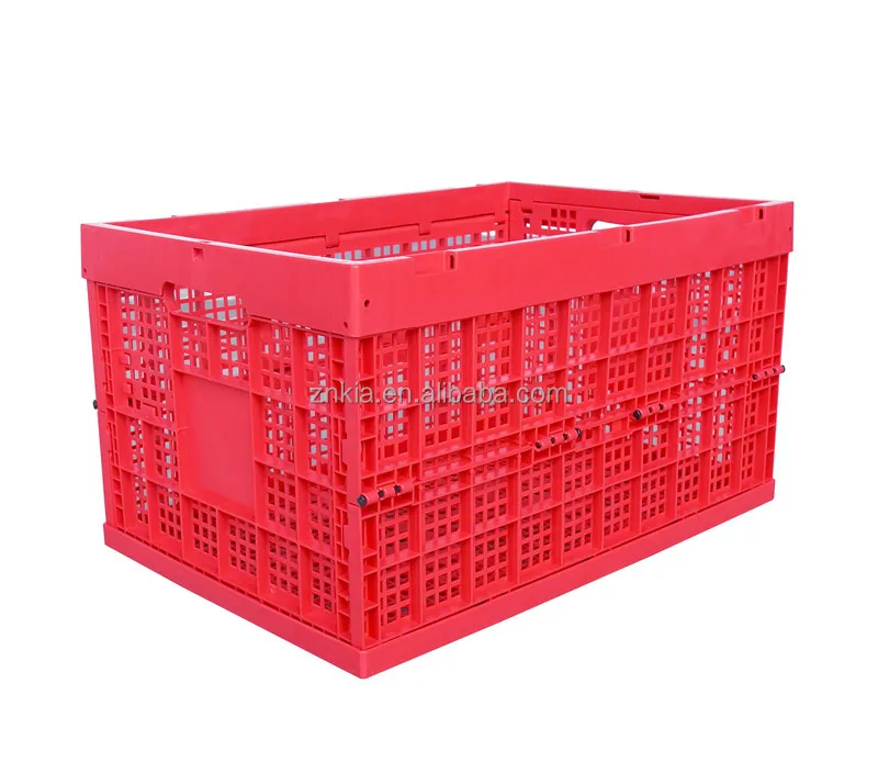 60x40x33cm heavy duty plastic stackable baskets for fruits