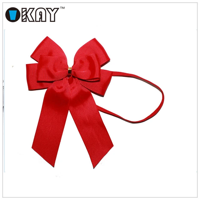 Готовые Эластичные Мини атласные банты с эластичной петлей