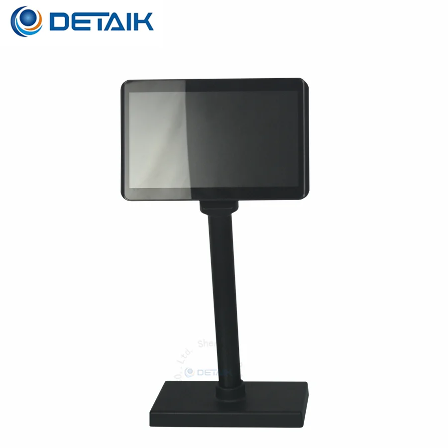10.1 Inch LCD Monitor Ads Display VGA Connection and USB Powered Retail and POS Customer Display