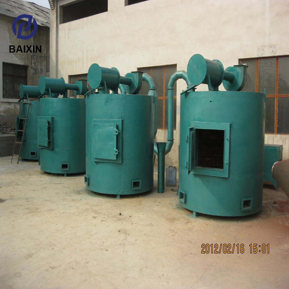 Stainless steel sawdust coconut shell wood charcoal carbonization furnace