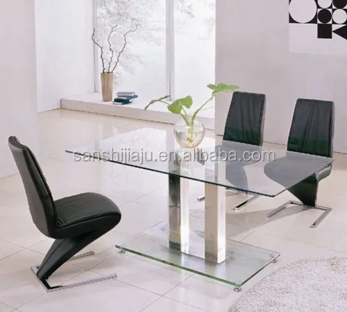 
2019 glass modern dining table kitchen table 