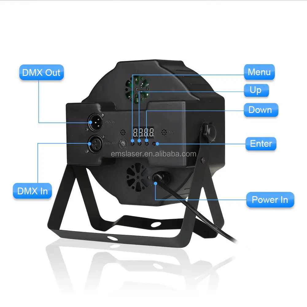 36 шт. RGB светодиодная плоская система освещения DMX DJ Disco Stage Par