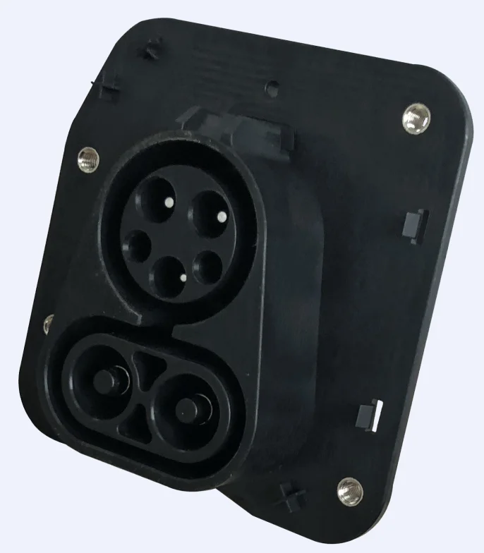 Duosida iec 62196-3 200A 120kw DC CCS1 ev charging socket with CE certification for the electric vehicle