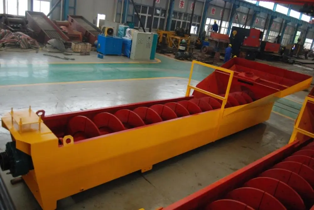 Manufacture industrial small gravel river sea silica screw sand washing washer cleaning machine design price for sale in india