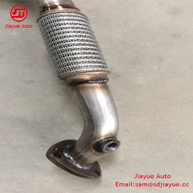 China stainless steel front section muffler for Regal