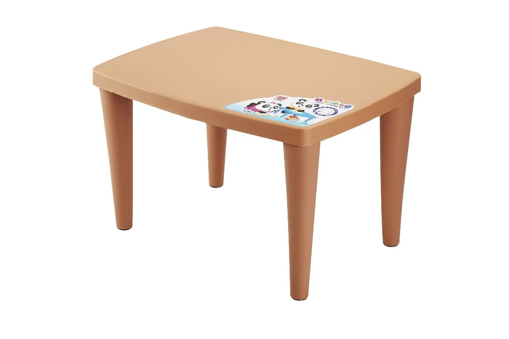 Домашняя мебель домашний стол 77x55x49 см экологически чистый маленький квадратный прямоугольный пластиковый детский красочный учебный