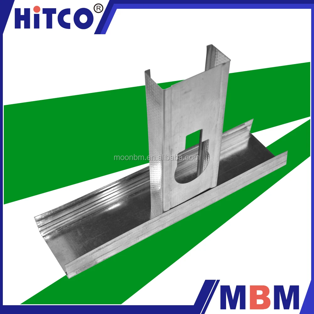 Hot sale light steel frame Galvanized metal Stud and track for Drywall