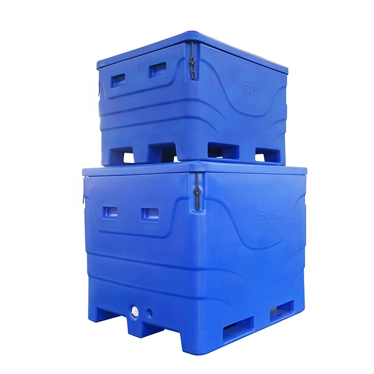 large capacity insulated plastic ice bins