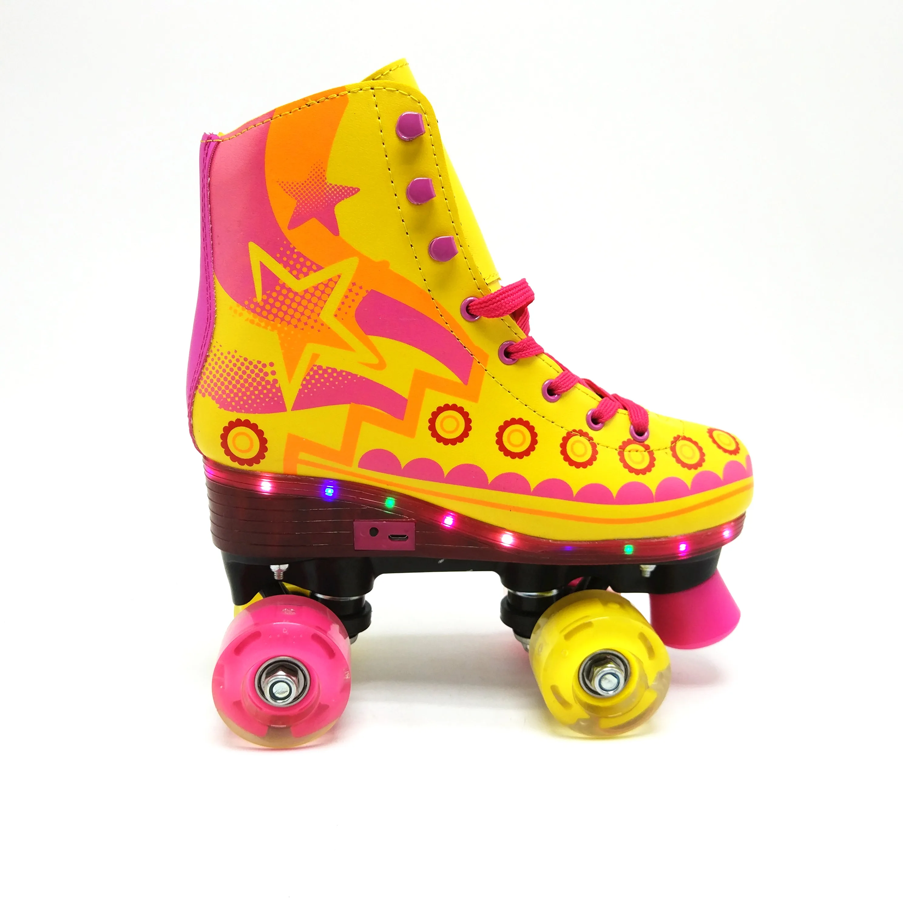 
2019 Cheap Good Quality soy luna Inline Skates - Roller shoes,soy luna roller skates for adult with light and Bluetooth 