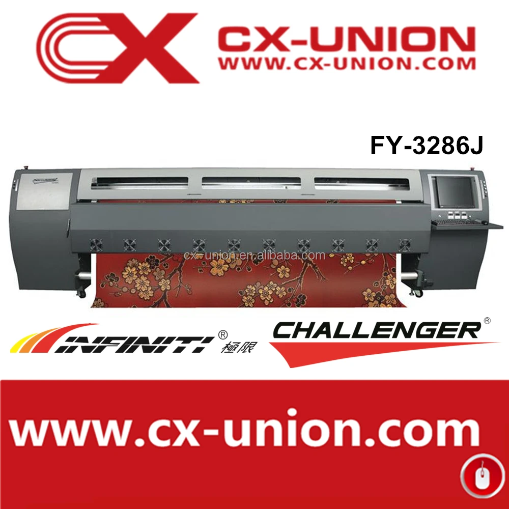Flex digital vinyl printing machine printer infiniti/challenger fy3286j SK1 ink printer with good after-sale service