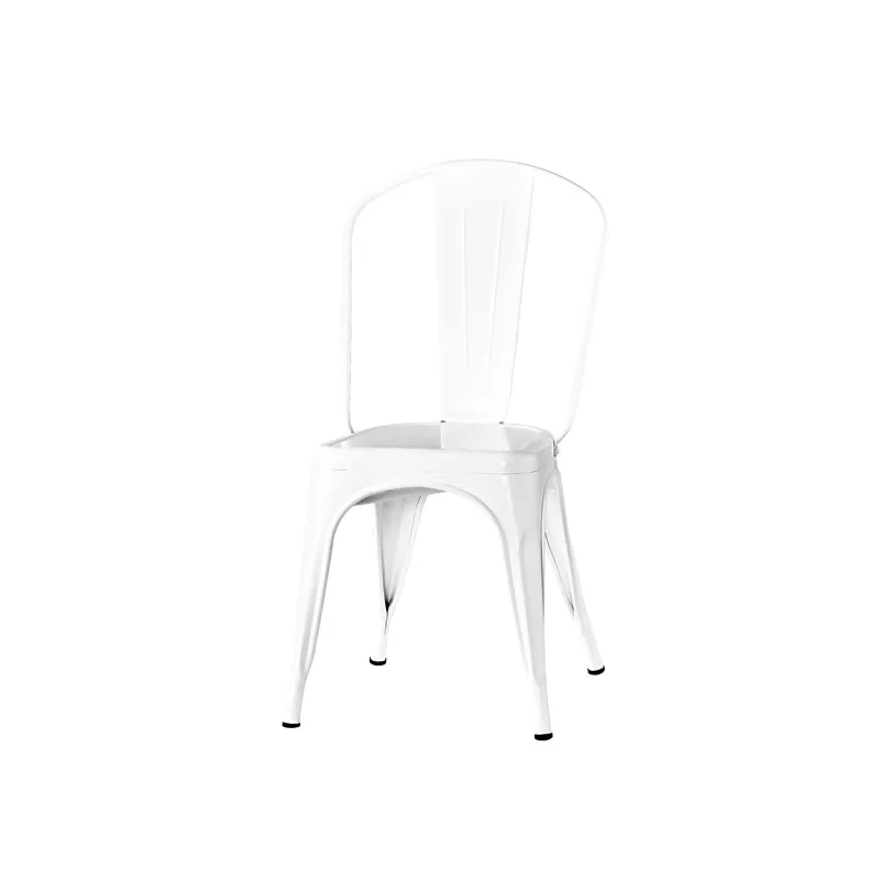 industrial vintage cheap full metal dining chair