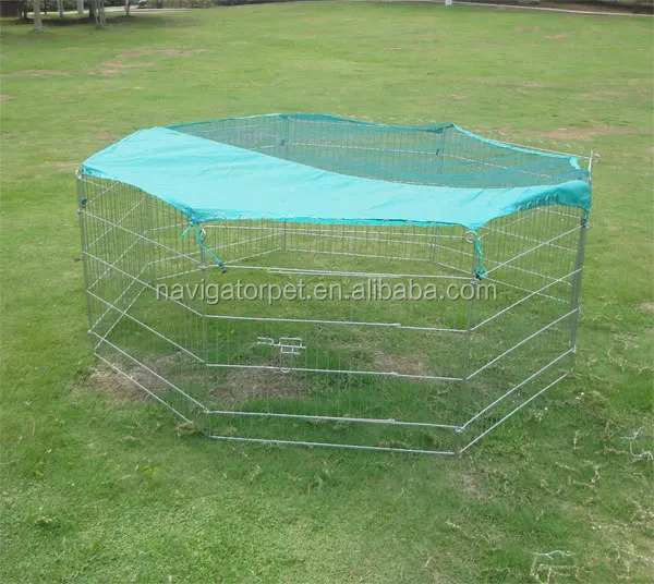 Metal Pet Playpen with cover