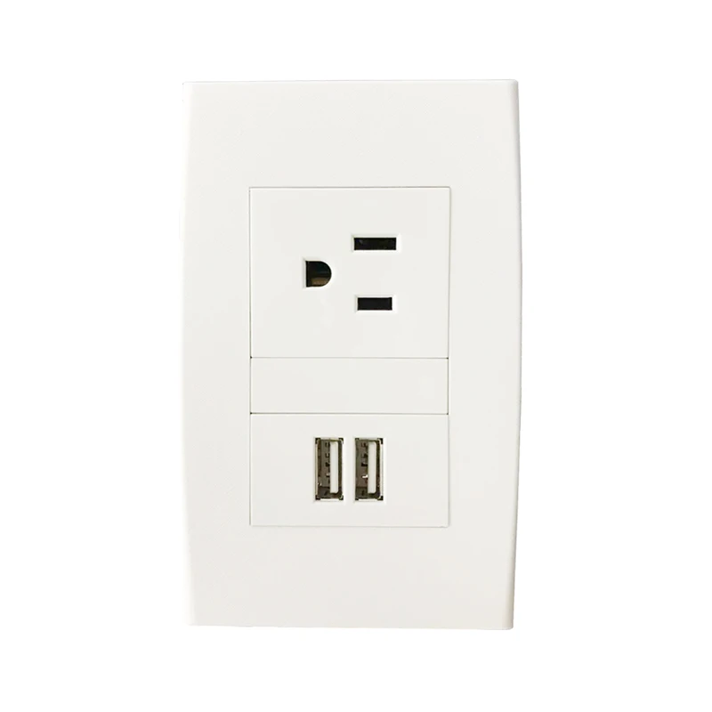 Amazon American wall electrical plugs sockets with dual usb ports