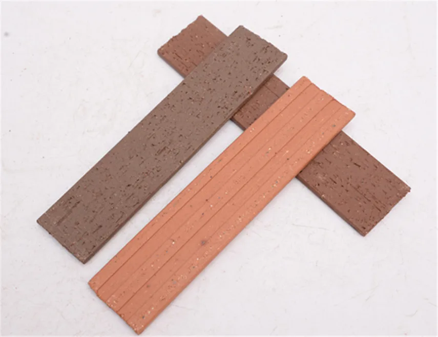 7mm thickness clay bricks with small sizes and light weight