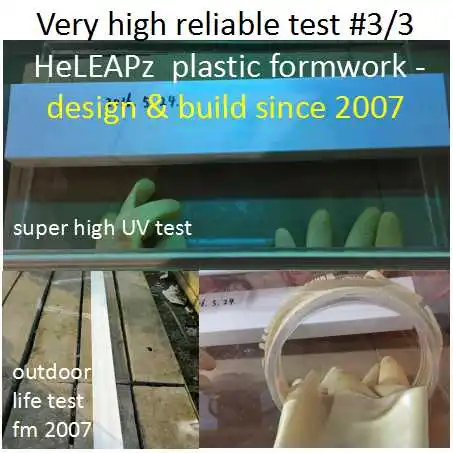 landscape  garden light weight walkpath cost saving reusable flex stiff rigid plastic formwork